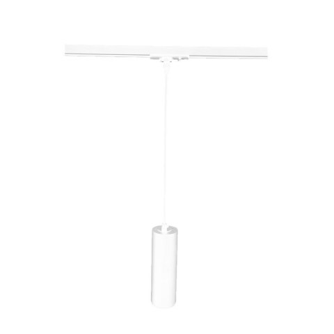 Lampa wisząca Snow 1 do szynoprzewodu 1F 1xGU10 biała LP-731/1P 1F WH Lampa wisząca Snow 1 do szynoprzewodu 1F 1xGU10 biała LP-731/1P 1F WH
