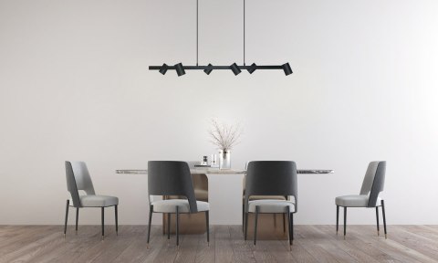 Lampa wisząca Snow 6xGU10 czarna LP-731/6L BK Lampa wisząca Snow 6xGU10 czarna LP-731/6L BK