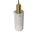 Lampa wisząca Tirana 1xE27 biała LP-945/1P WH