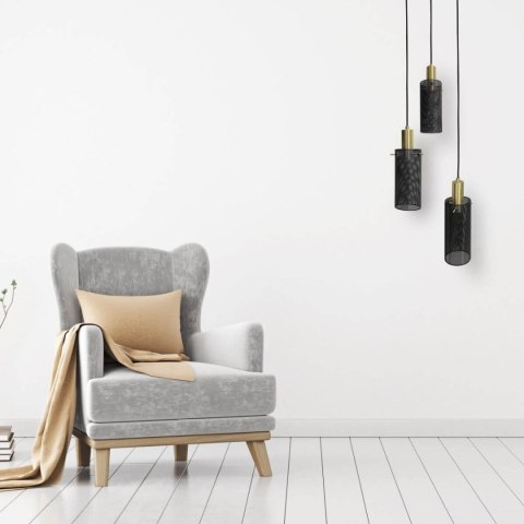 Lampa wisząca Tirana 3xE27 czarna LP-945/3P BK Lampa wisząca Tirana 3xE27 czarna LP-945/3P BK