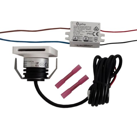 Oprawa schodowa Step 1xLED czarna LP-0458 BK Oprawa schodowa Step 1xLED czarna LP-0458 BK