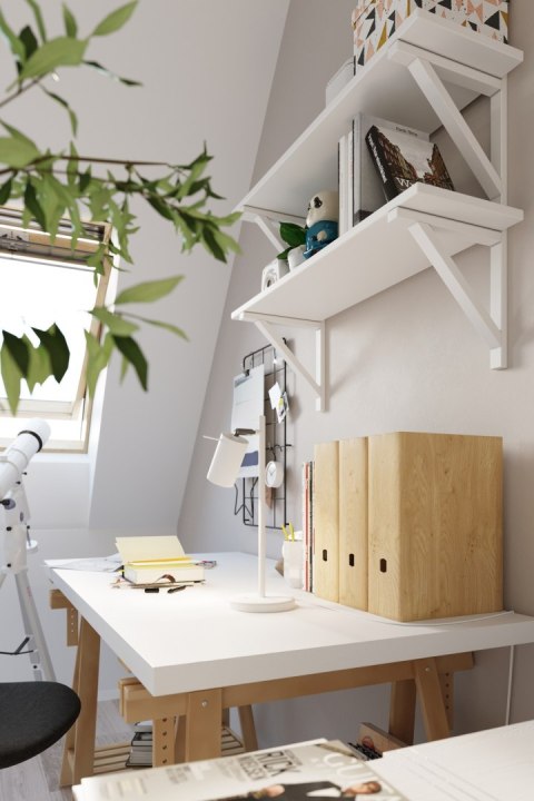 Lampa biurkowa RING biała Lampa biurkowa RING biała