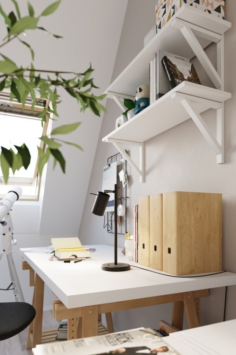 Lampa biurkowa RING czarna Lampa biurkowa RING czarna