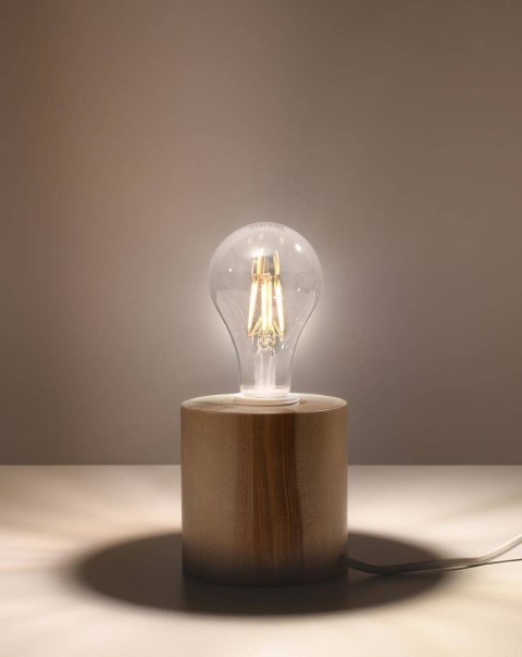 Lampa biurkowa SALGADO naturalne drewno Lampa biurkowa SALGADO naturalne drewno