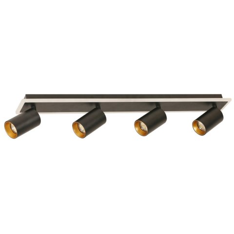 Lampa sufitowa Parma 4xGU10 + 1xLED czarna LP-0612/4C BK Lampa sufitowa Parma 4xGU10 + 1xLED czarna LP-0612/4C BK
