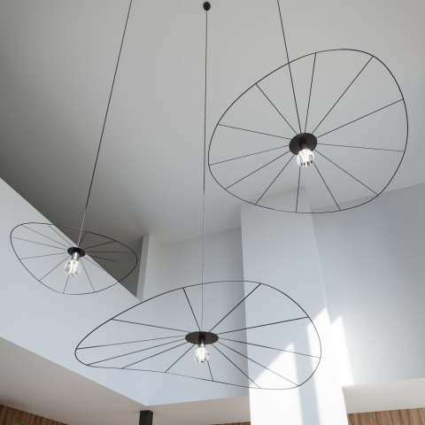 Lampa wisząca ESKOLA 70 czarna Lampa wisząca ESKOLA 70 czarna
