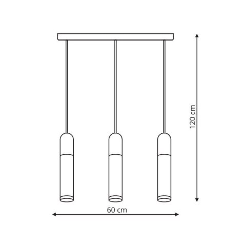 Lampa wisząca Fano 3xLED LP-8012/3P Lampa wisząca Fano 3xLED LP-8012/3P