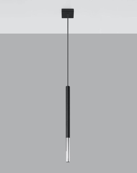 Lampa wisząca MOZAICA 1 czarny/chrom Lampa wisząca MOZAICA 1 czarny/chrom