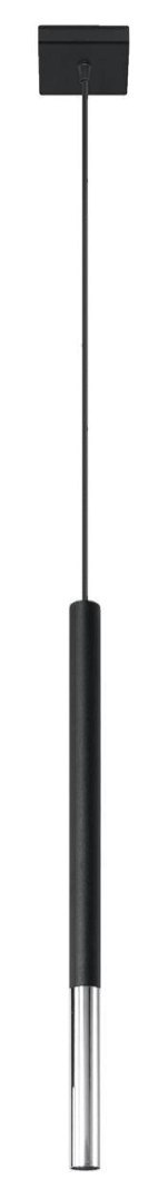 Lampa wisząca MOZAICA 1 czarny/chrom Lampa wisząca MOZAICA 1 czarny/chrom
