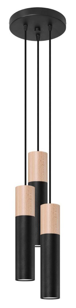 Lampa wisząca PABLO 3P czarna Lampa wisząca PABLO 3P czarna