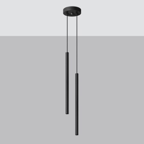 Lampa wisząca PASTELO 2 czarna Lampa wisząca PASTELO 2 czarna