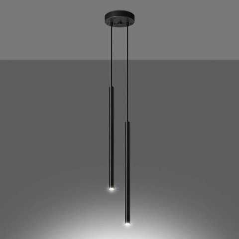 Lampa wisząca PASTELO 2 czarna Lampa wisząca PASTELO 2 czarna