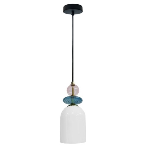 Lampa wisząca Tropea 1xE27 biała, średnia LP-2004/1P M WH Lampa wisząca Tropea 1xE27 biała, średnia LP-2004/1P M WH