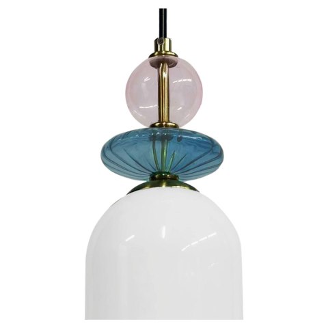 Lampa wisząca Tropea 1xE27 biała, średnia LP-2004/1P M WH Lampa wisząca Tropea 1xE27 biała, średnia LP-2004/1P M WH