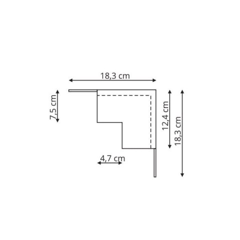 Łącznik wewnętrzny Magnetic czarny LP-553-MAG-BK Łącznik wewnętrzny Magnetic czarny LP-553-MAG-BK