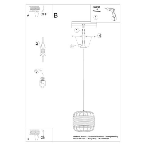 Lampa wisząca FOST Lampa wisząca FOST