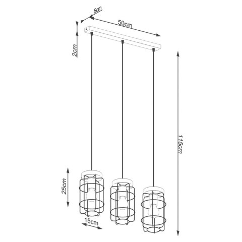 Lampa wisząca GOTTO 3L Lampa wisząca GOTTO 3L