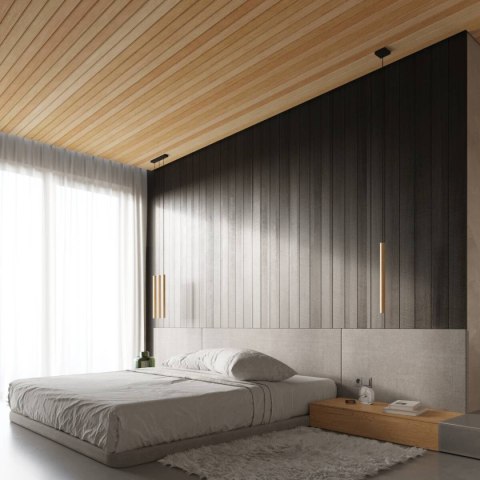 Lampa wisząca PASTELO 1 drewno Lampa wisząca PASTELO 1 drewno