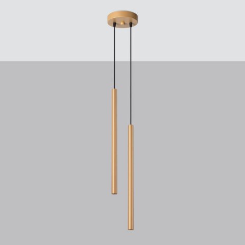 Lampa wisząca PASTELO 2 złota Lampa wisząca PASTELO 2 złota