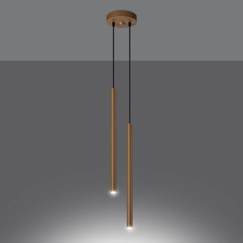 Lampa wisząca PASTELO 2 złota Lampa wisząca PASTELO 2 złota