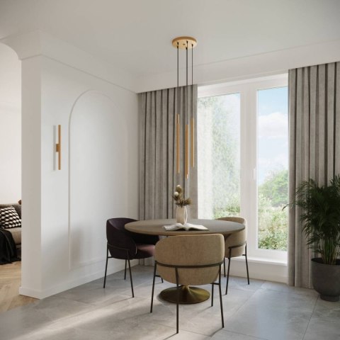 Lampa wisząca PASTELO 2 złota Lampa wisząca PASTELO 2 złota