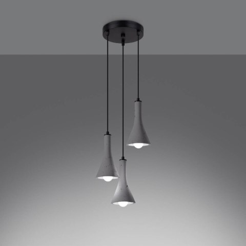 Lampa wisząca REA 3P beton Lampa wisząca REA 3P beton