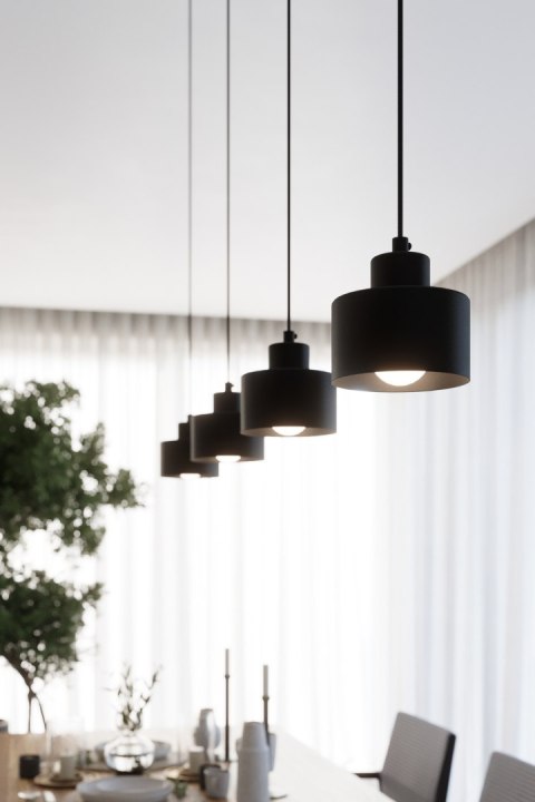 Lampa wisząca SAVAR 1 czarna Lampa wisząca SAVAR 1 czarna
