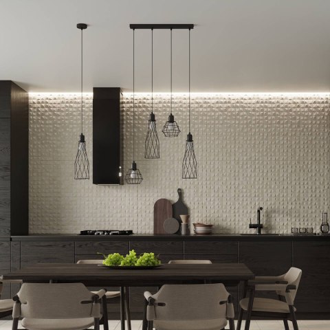 Lampa wisząca SUBA 1 czarna Lampa wisząca SUBA 1 czarna