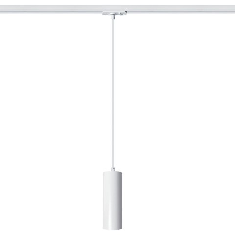 Lampa wisząca Snow 1 do szynoprzewodu 1F 1xGU10 biała LP-731/1P 1F WH Lampa wisząca Snow 1 do szynoprzewodu 1F 1xGU10 biała LP-731/1P 1F WH