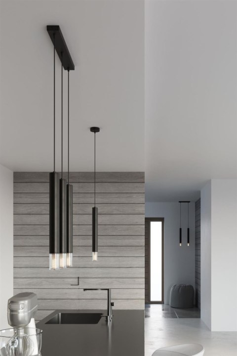 Lampa wisząca WEZYR 3 czarna Lampa wisząca WEZYR 3 czarna