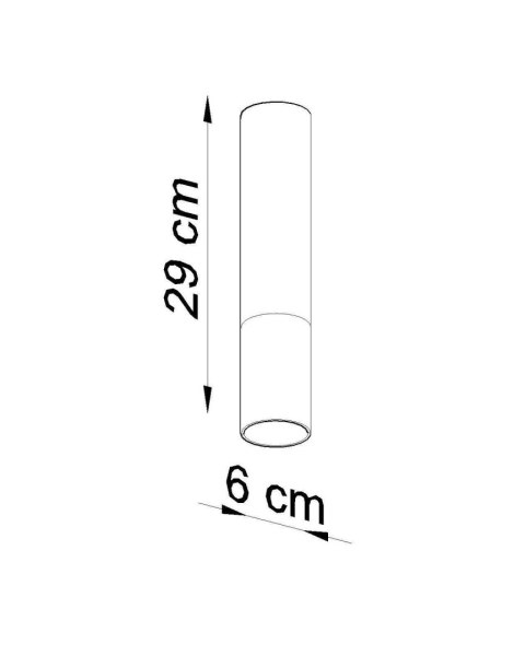 Plafon LOOPEZ czarny/miedź Plafon LOOPEZ czarny/miedź