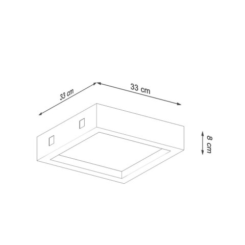 Plafon RIZA beton Plafon RIZA beton
