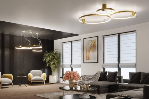 Żyrandol RIO 78 złoty połysk LED 3000K Żyrandol RIO 78 złoty połysk LED 3000K