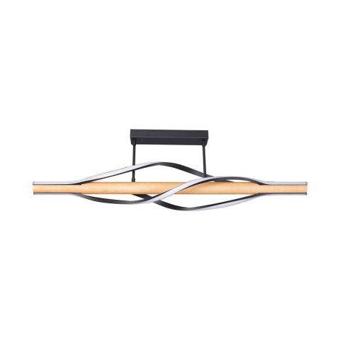 C230857003 BAEZ LAMPA SUFITOWA CZARNA+DREWNO/BLACK+WOOD C230857003 BAEZ LAMPA SUFITOWA CZARNA+DREWNO/BLACK+WOOD