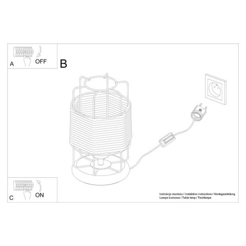 Lampa biurkowa GIZUR Lampa biurkowa GIZUR