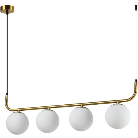 Lampa wisząca Alisa 4xE14 złota/biała LP-005/4L GD Lampa wisząca Alisa 4xE14 złota/biała LP-005/4L GD
