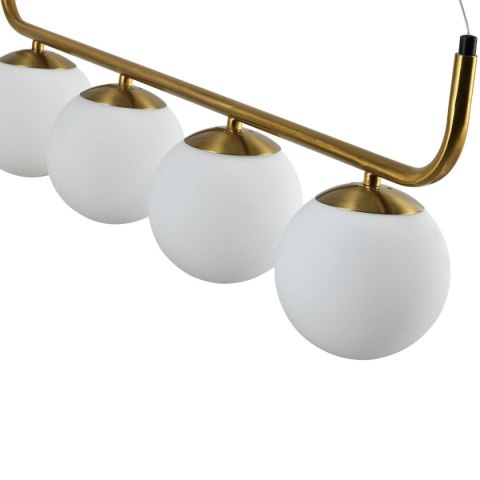 Lampa wisząca Alisa 4xE14 złota/biała LP-005/4L GD Lampa wisząca Alisa 4xE14 złota/biała LP-005/4L GD