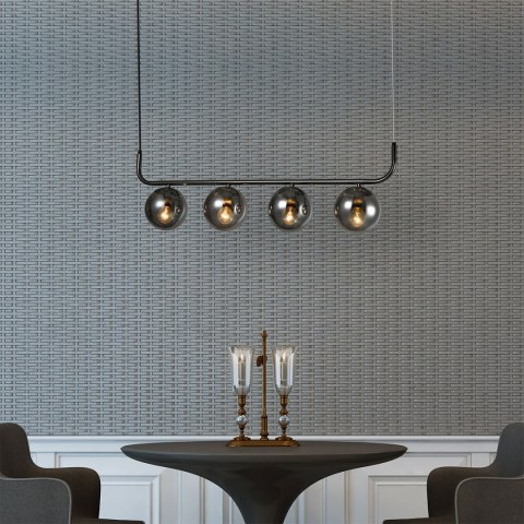 Lampa wisząca Alisa grafitowa smoked 4xE14 LP-005/4L BK Lampa wisząca Alisa grafitowa smoked 4xE14 LP-005/4L BK