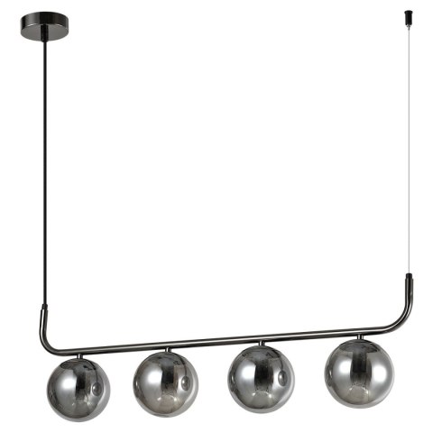 Lampa wisząca Alisa grafitowa smoked 4xE14 LP-005/4L BK Lampa wisząca Alisa grafitowa smoked 4xE14 LP-005/4L BK