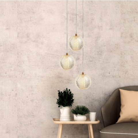 Lampa wisząca Diamond 3 3xLED CCT złota LP-2202/3P GD Lampa wisząca Diamond 3 3xLED CCT złota LP-2202/3P GD