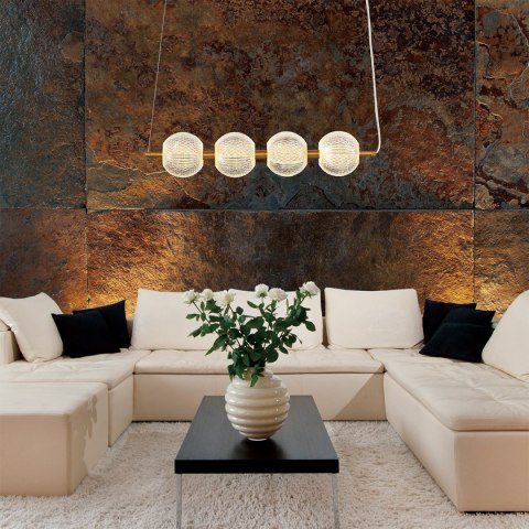 Lampa wisząca Diamond 4 4xLED CCT złota LP-2202/4L GD Lampa wisząca Diamond 4 4xLED CCT złota LP-2202/4L GD