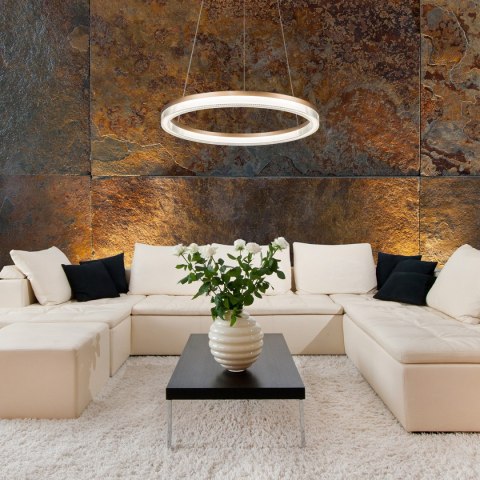 Lampa wisząca Midway Cristal duża triangle 1xLED LP-033/1P L GD Cristal Triangle Lampa wisząca Midway Cristal duża triangle 1xLED LP-033/1P L GD Cristal Triangle