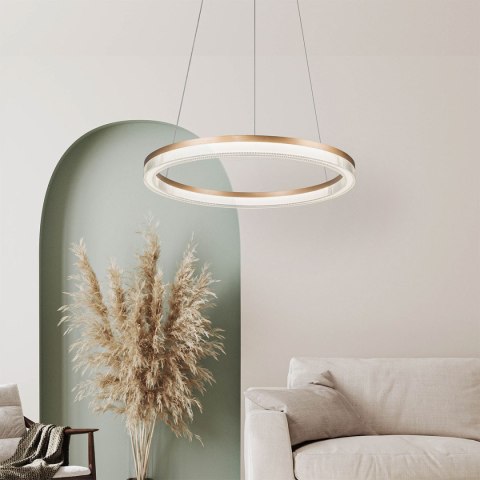 Lampa wisząca Midway Cristal duża triangle 1xLED LP-033/1P L GD Cristal Triangle Lampa wisząca Midway Cristal duża triangle 1xLED LP-033/1P L GD Cristal Triangle