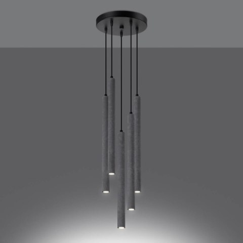 Lampa wisząca PASTELO 5P beton Lampa wisząca PASTELO 5P beton