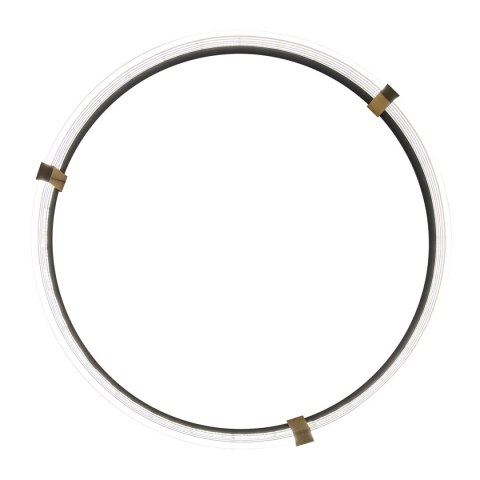 Lampa wisząca Plum 1 LED CCT duża czarna LP-0407/1P L BK Triangle Lampa wisząca Plum 1 LED CCT duża czarna LP-0407/1P L BK Triangle