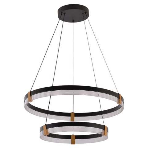 Lampa wisząca Plum 2 LED CCT czarna LP-0407/2P BK Lampa wisząca Plum 2 LED CCT czarna LP-0407/2P BK