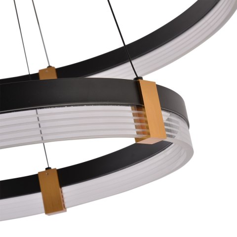 Lampa wisząca Plum 2 LED CCT czarna LP-0407/2P BK Lampa wisząca Plum 2 LED CCT czarna LP-0407/2P BK