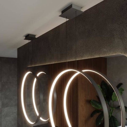 Lampa wisząca RIO 78 czarny LED 3000K Lampa wisząca RIO 78 czarny LED 3000K