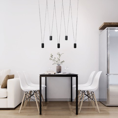 Lampa wisząca Toledo 5xGU10 czarna LP-432/5P BK Lampa wisząca Toledo 5xGU10 czarna LP-432/5P BK