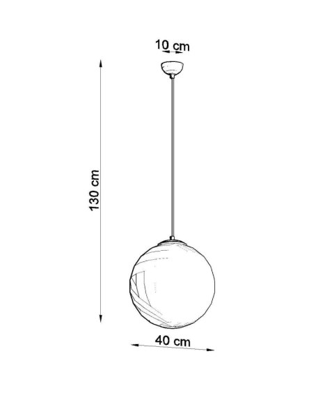 Lampa wisząca UGO 40 chrom Lampa wisząca UGO 40 chrom